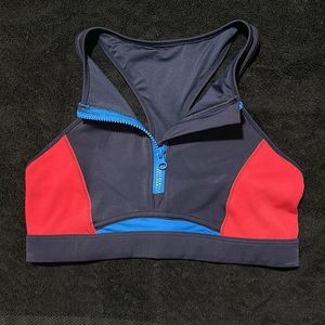 Fabletics Gabriella Midi Zip Swim Top